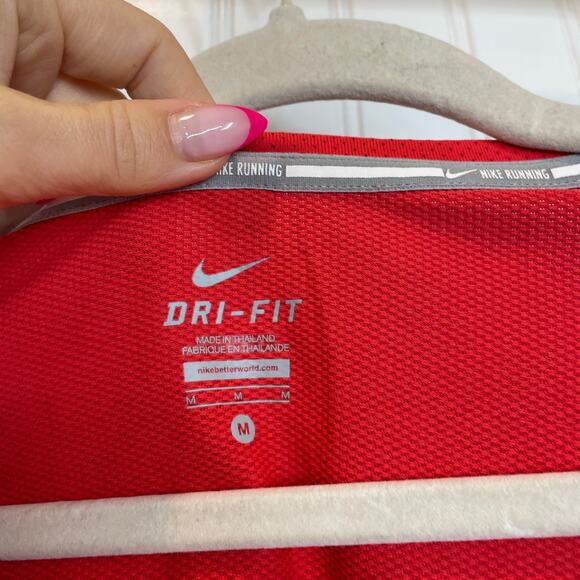 Nike Red Long Sleeve Active Top & Mid Rise Leggings Size M - Picture 3 of 7